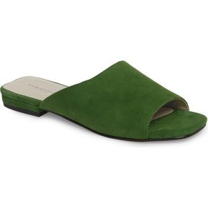 Vagabond Shoemakers Green Suede Betty Sandal
